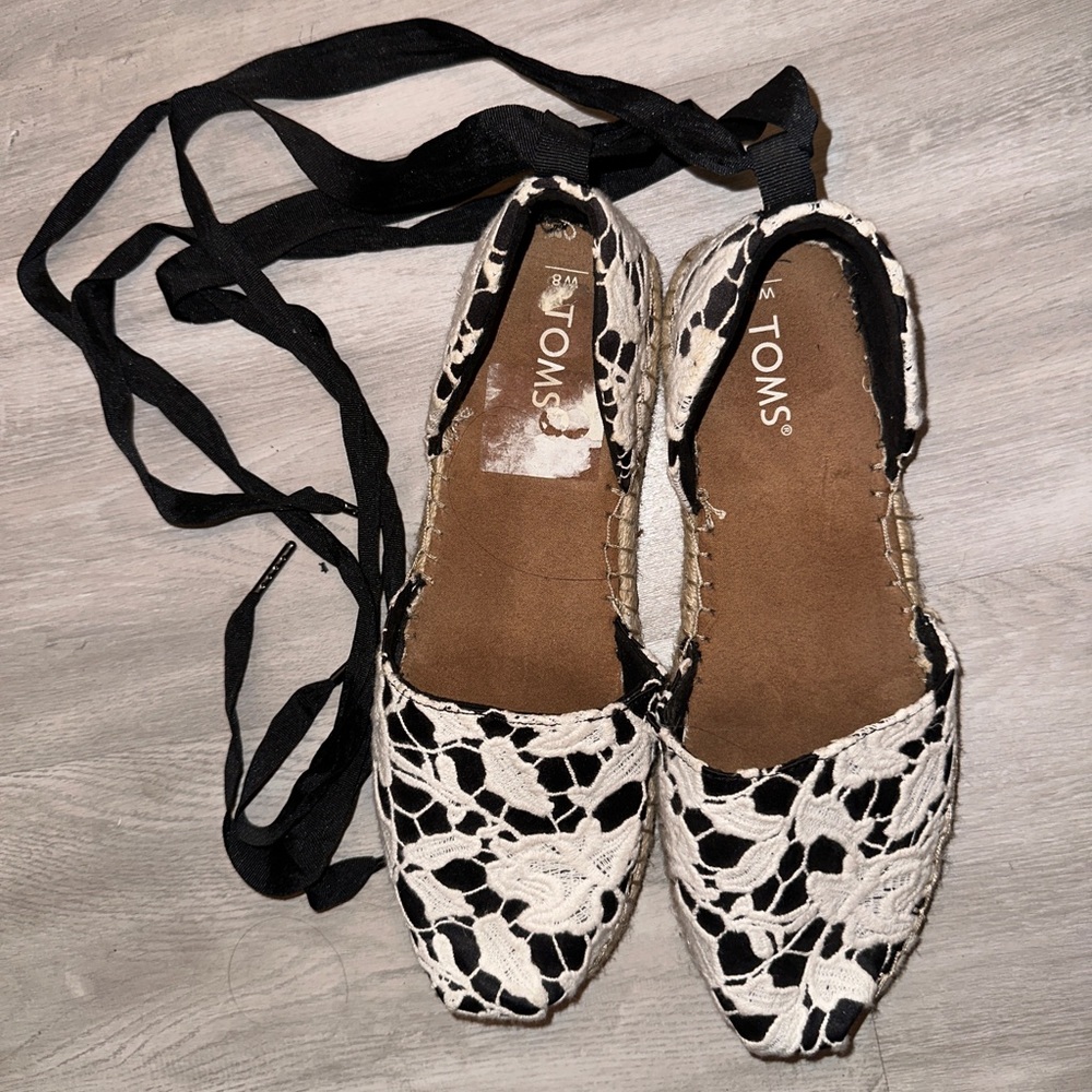 Toms Espadrille lace